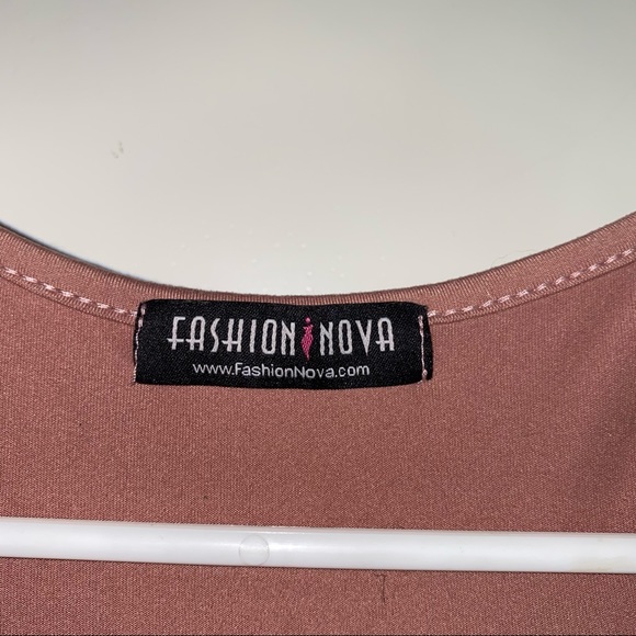 Pink stripped mini dress. - Picture 4 of 4